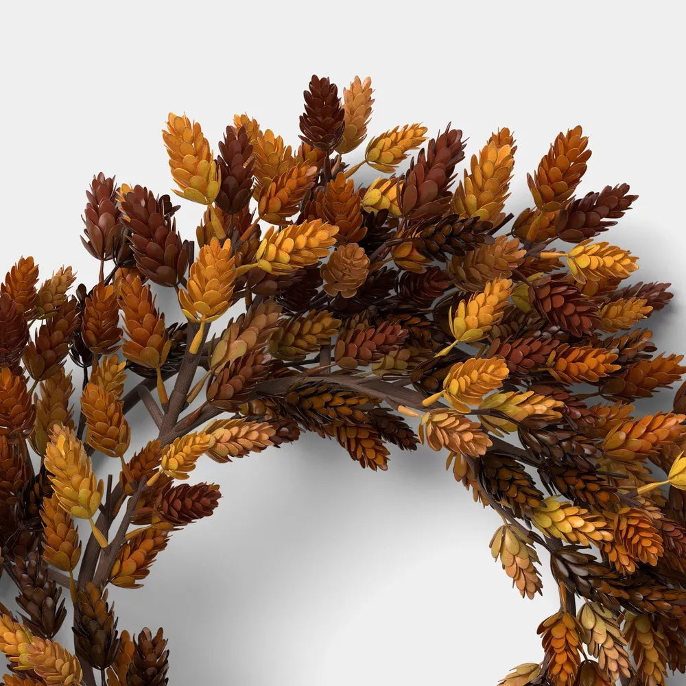 20 Inch Hops Fall Decorative Wreath