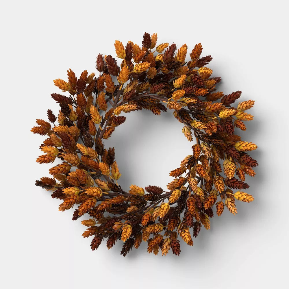 20 Inch Hops Fall Decorative Wreath